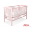 Babybett 120x60cm mit Herzen nr 5003-01 - puderrosa