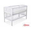 Babybett 120x60cm mit Herzen nr 5003-06 - grau