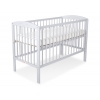 Babybett 120x60cm mit Herzen nr 5003-06 - grau