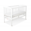 Babybett 120x60cm mit Herzen nr 5003-07 - Weiß