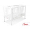 Babybett 120x60cm mit Herzen nr 5003-07 - Weiß