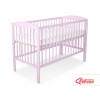 Babybett 120x60cm mit Herzen nr 5003-08 - rosa