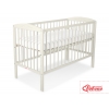 Babybett 120x60cm mit Herzen nr 5003-10 - creme