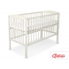 Babybett 120x60cm mit Herzen nr 5003-10 - creme