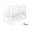 Babybett 120x60cm mit Krone wiess