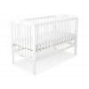 Babybett 120x60cm mit Krone wiess