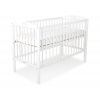Babybett 120x60cm mit Krone wiess