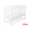 Babybett 120x60cm mit Krone wiess