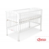 Babybett 120x60cm mit Sternen Weiss