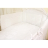 Weiß Bettumrandung für Babybett 70x140 cm