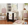 Babybett Bettwäsche Set 11-tlg mit Himmel (S70) - Gute Nacht braun