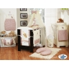 Babybett Bettwäsche Set 11-tlg mit Moskitonetz (L70) - Gute Nacht braun