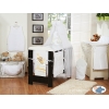 Babybett Bettwäsche Set 11-tlg mit Moskitonetz (L70) - Gute Nacht weiß