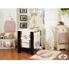 Babybett Bettwäsche Set 11-tlg mit Moskitonetz (S70) - Gute Nacht braun