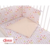 Babybett Bettwäsche Set 2-tlg -  Bäume beige