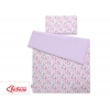 Babybett Bettwäsche Set 2-tlg 100x135cm Mini -   ballerinas lila