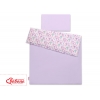 Babybett Bettwäsche Set 2-tlg 100x135cm Mini -   ballerinas lila