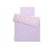 Babybett Bettwäsche Set 2-tlg 100x135cm Mini -   ballerinas lila