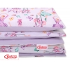 Babybett Bettwäsche Set 2-tlg 100x135cm Mini -   ballerinas lila