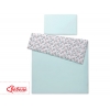 Babybett Bettwäsche Set 2-tlg 100x135cm Mini -  Schaukelpferde