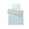 Babybett Bettwäsche Set 2-tlg 100x135cm Mini -  Schaukelpferde
