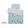 Babybett Bettwäsche Set 2-tlg 100x135cm Mini -  Schiffe minze