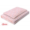 Babybett Bettwäsche Set 2-tlg 100x135cm Mini - Ballerinas rosa