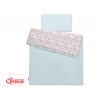 Babybett Bettwäsche Set 2-tlg 100x135cm Mini - beige Blätter