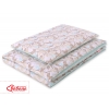 Babybett Bettwäsche Set 2-tlg 100x135cm Mini - beige Blätter