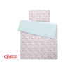 Babybett Bettwäsche Set 2-tlg 100x135cm Mini - beige Blätter