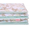 Babybett Bettwäsche Set 2-tlg 100x135cm Mini - beige Blätter