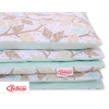 Babybett Bettwäsche Set 2-tlg 100x135cm Mini - beige Blätter
