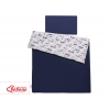 Babybett Bettwäsche Set 2-tlg 100x135cm Mini - grau Hasen