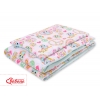 Babybett Bettwäsche Set 2-tlg 100x135cm Mini - lustige Eulen