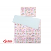 Babybett Bettwäsche Set 2-tlg 100x135cm Mini - lustige Eulen