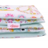 Babybett Bettwäsche Set 2-tlg 100x135cm Mini - lustige Eulen