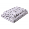 Babybett Bettwäsche Set 2-tlg 100x135cm Mini - Panda grau