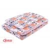 Babybett Bettwäsche Set 2-tlg 100x135cm Mini - rosa-grau Katzen