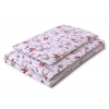 Babybett Bettwäsche Set 2-tlg 100x135cm Mini - Schwalben rosa