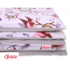 Babybett Bettwäsche Set 2-tlg 100x135cm Mini - Schwalben rosa