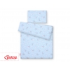 Babybett Bettwäsche Set 2-tlg - blaue Hasen