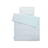 Babybett Bettwäsche Set 2-tlg - blaue Schmetterlinge
