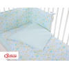 Babybett Bettwäsche Set 2-tlg - blaue Schmetterlinge
