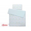 Babybett Bettwäsche Set 2-tlg - blaue Schmetterlinge