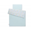 Babybett Bettwäsche Set 2-tlg - blaue Schmetterlinge