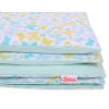 Babybett Bettwäsche Set 2-tlg - blaue Schmetterlinge