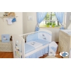Babybett Bettwäsche Set 2-tlg - Esel Luca blau