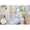Babybett Bettwäsche Set 2-tlg - Esel Luca blau