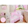 Babybett Bettwäsche Set 2-tlg - Esel Luca rosa