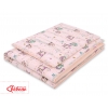 Babybett Bettwäsche Set 2-tlg - Eulen creme-minze